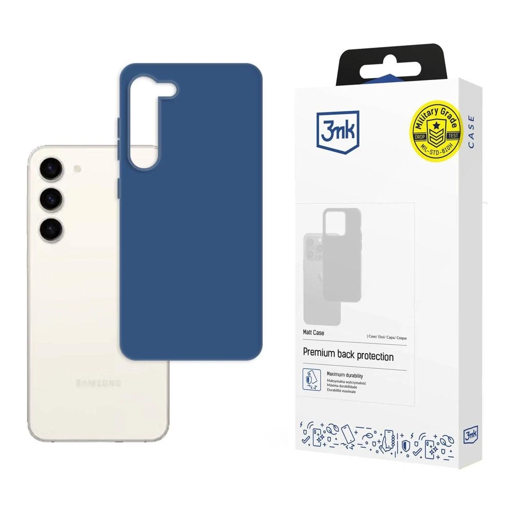 Dėklas 3mk Matt Case Samsung S916 S23 Plus 5G violetinis