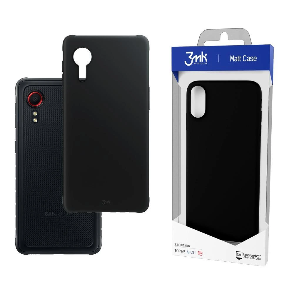 Samsung Galaxy Xcover 5 - 3mk Matt dėklas telefonui juodos spalvos