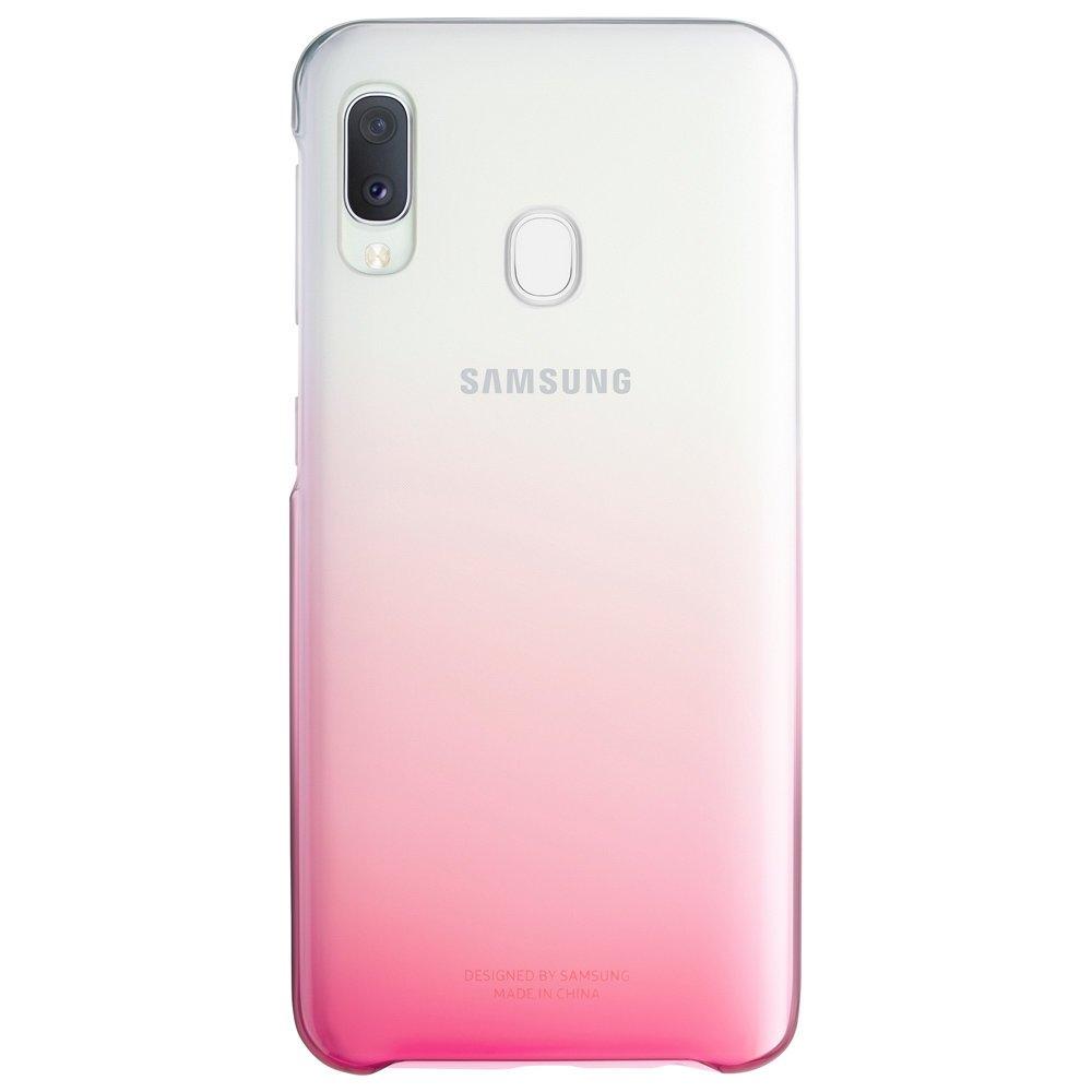 Dėklas Samsung Galaxy A20e Gradation Nugarėlė Rožinė