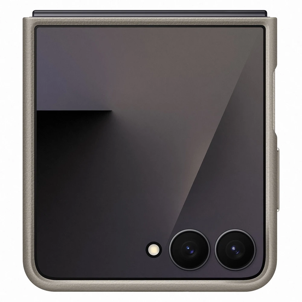 VF766PJEGWW „Kindsuit“ dėklas „Samsung Galaxy Flip7“, pilkai rudas