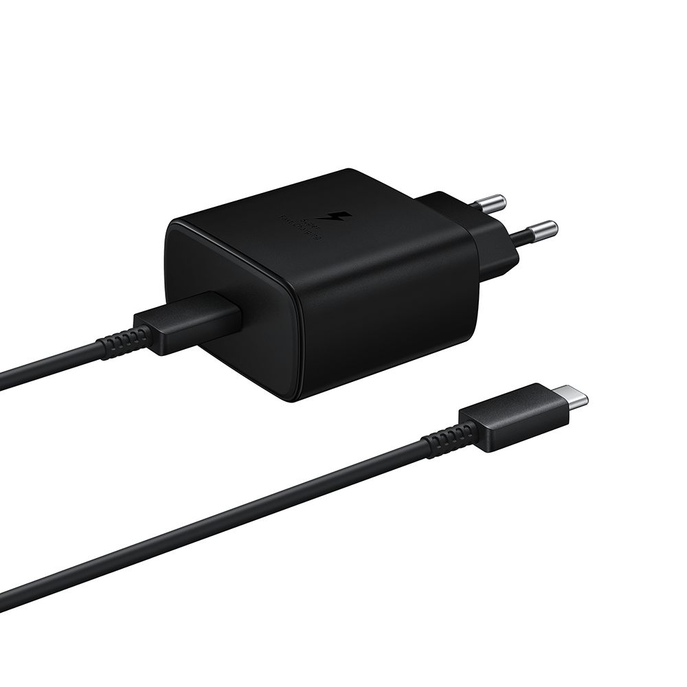 Samsung TA800XBE Travel Greitas įkroviklis Type-C į Type-C 25W, 1m (Juodas)