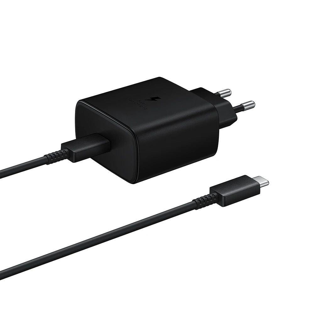 Samsung TA800XBE Travel Greitas įkroviklis Type-C į Type-C 25W, 1m (Juodas)