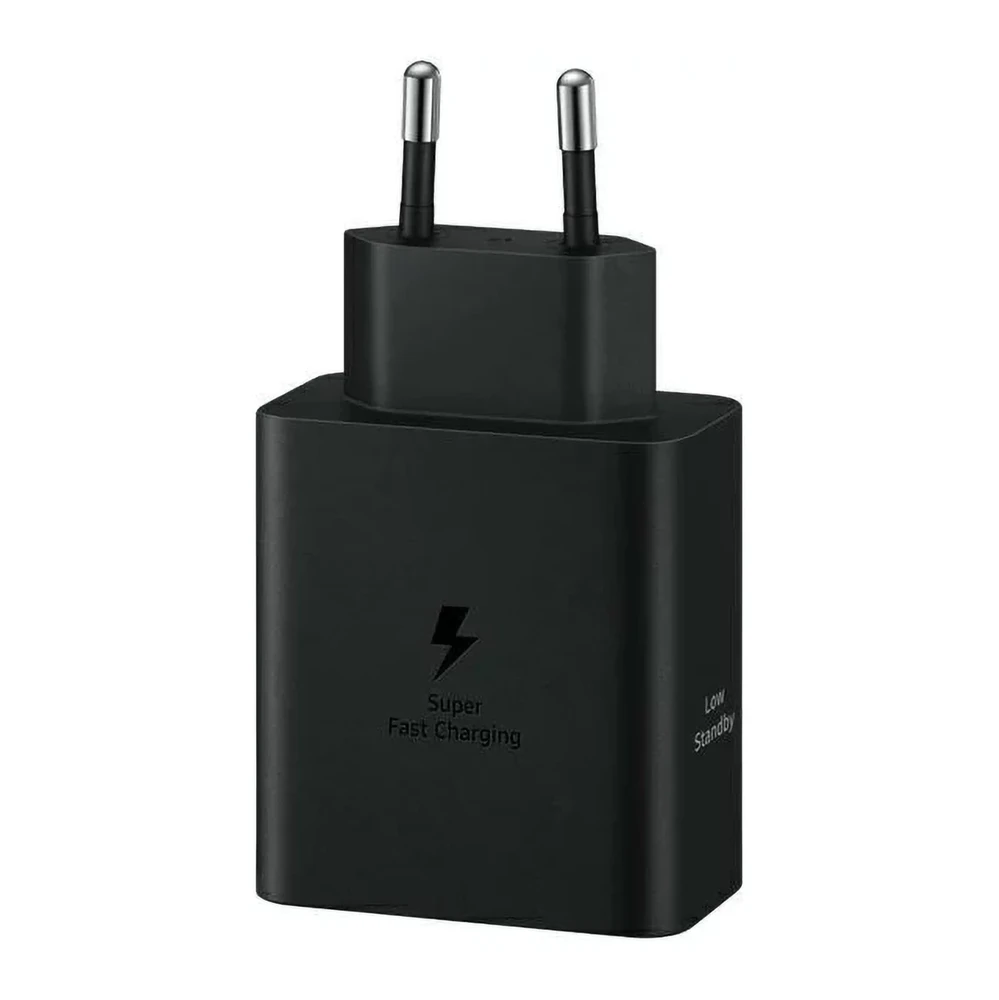 Samsung PD 50W Power Adapteris Duo (w/o cable) Type-Cx1, USBx1 (new) Juodas
