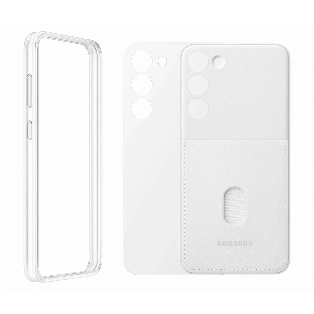 Dėklas SAMSUNG Frame Cover Galaxy S23+ EF-MS916CWEGWW Baltas