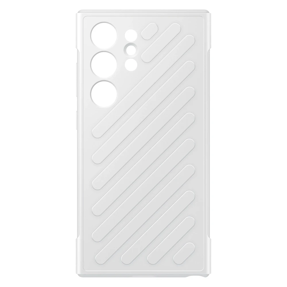 Dėklas „Samsung Galaxy S24 Ultra Shield“ dangtelis šviesiai pilkas
