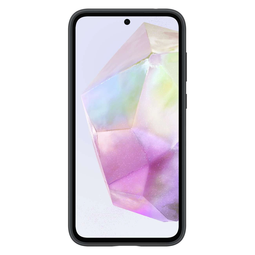 Dėklas Samsung Galaxy A55 Silicone Cover Juodas