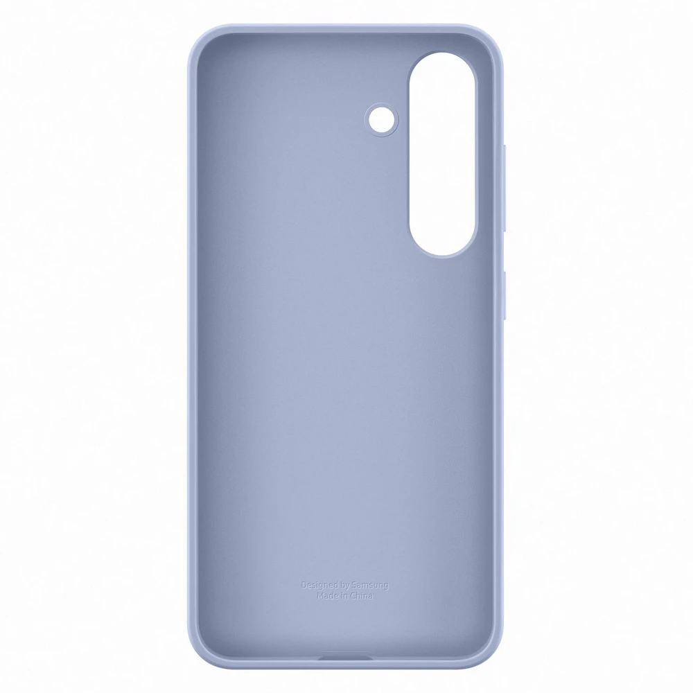 Samsung Galaxy S25 silikoninis dėklas su šviesa Mėlyna