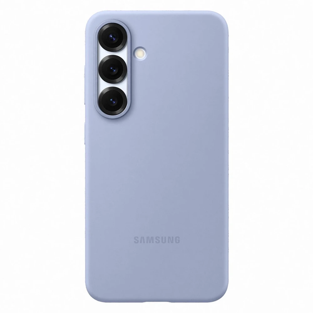 Samsung Galaxy S25 silikoninis dėklas su šviesa Mėlyna