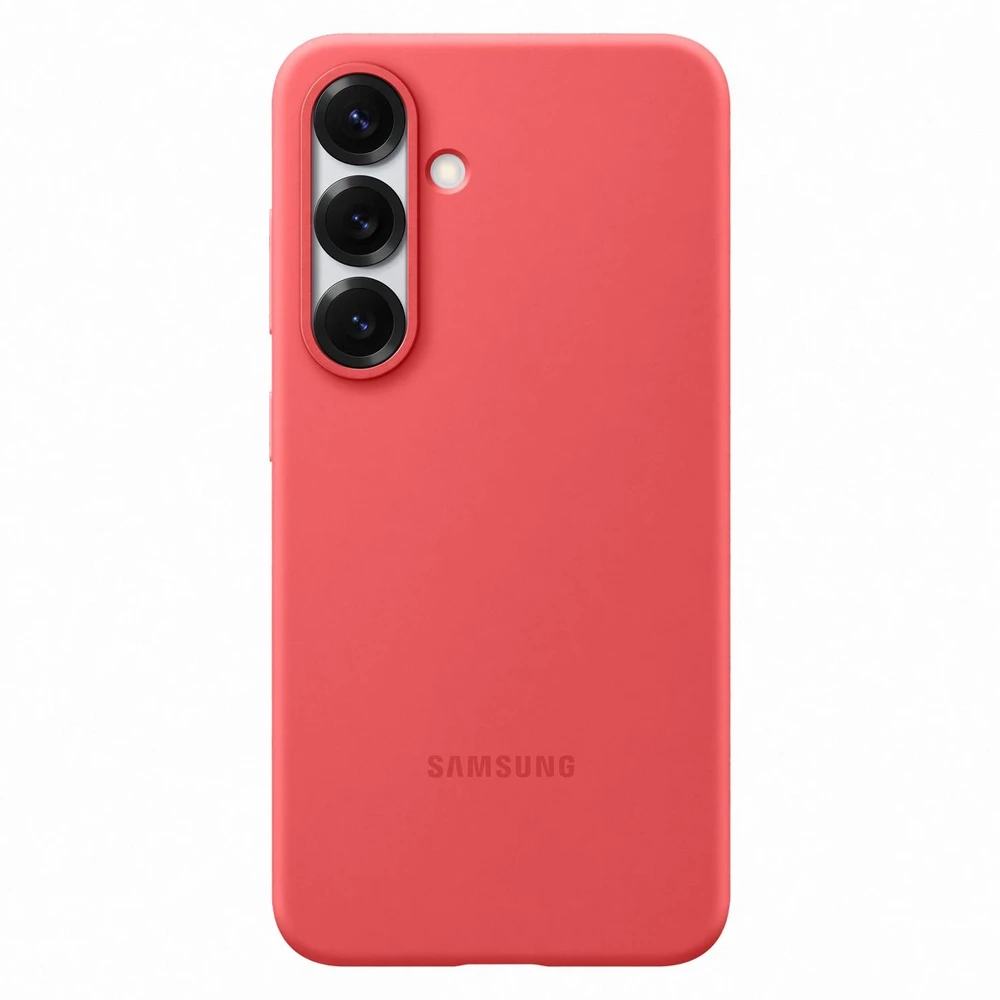Dėklas Samsung Galaxy S25 Silicone Cover Raudona