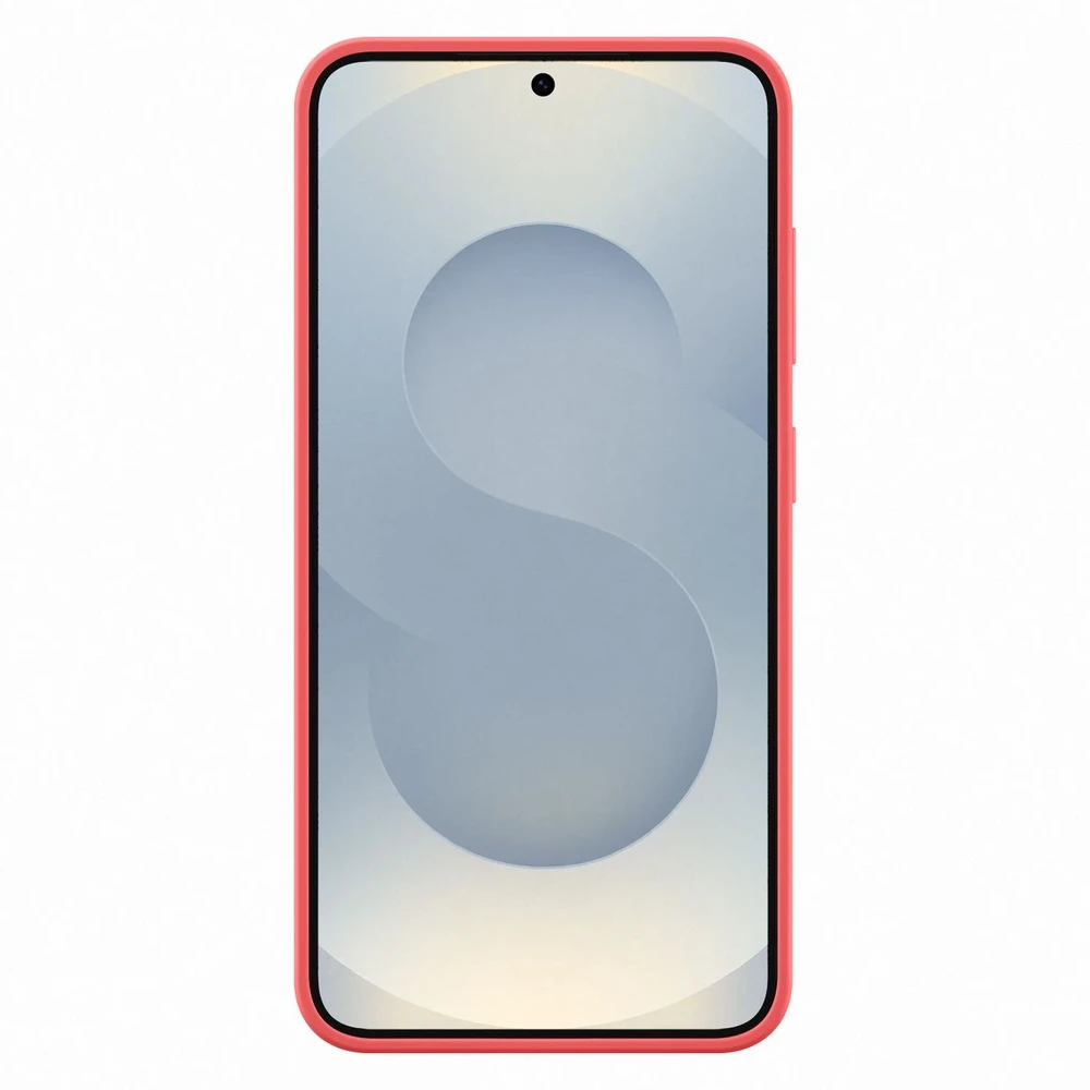 Dėklas Samsung Galaxy S25 Silicone Cover Raudona