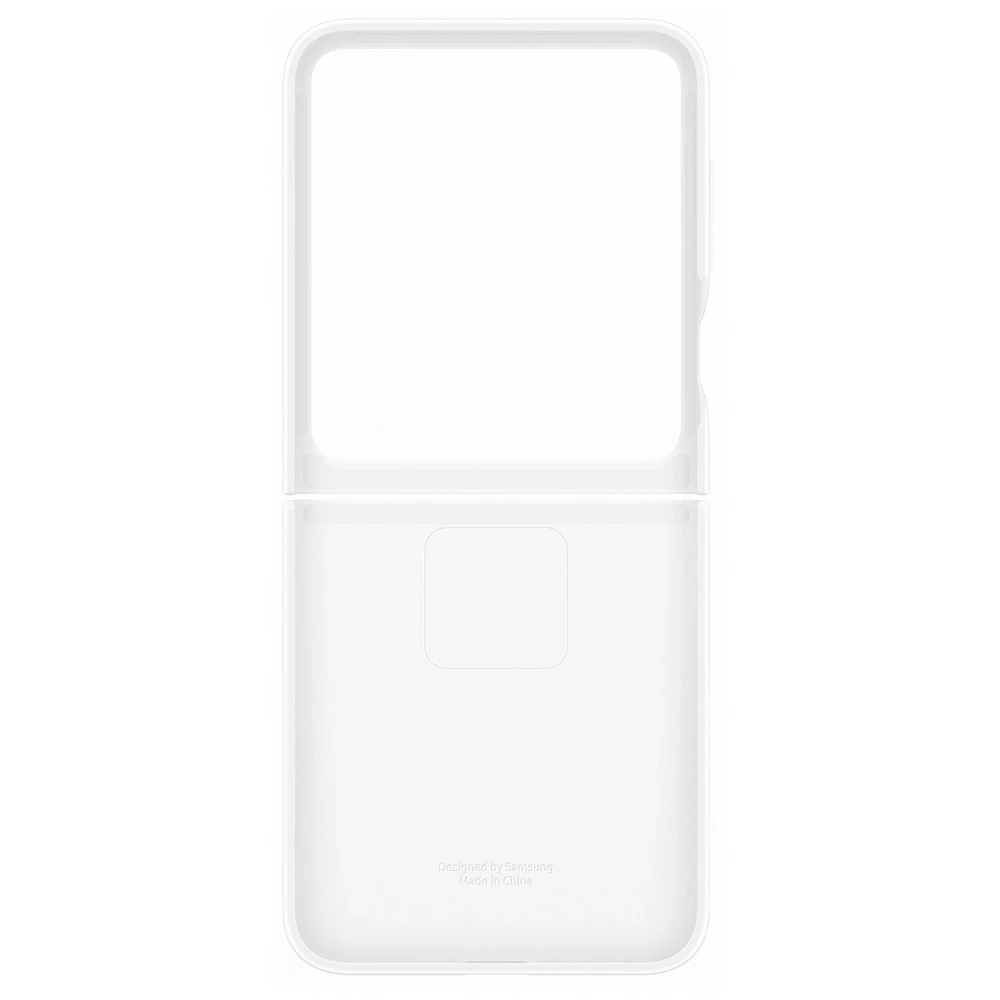 PF741TWEGWW Silikoninis dėklas Samsung Galaxy Flip7 FE, Baltas