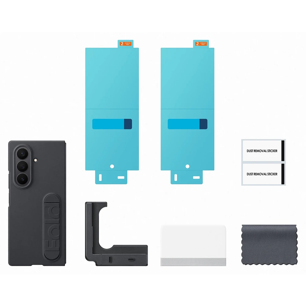 MF966CBEGWW Silikoninis dėklas Samsung Galaxy Fold7, Juodas