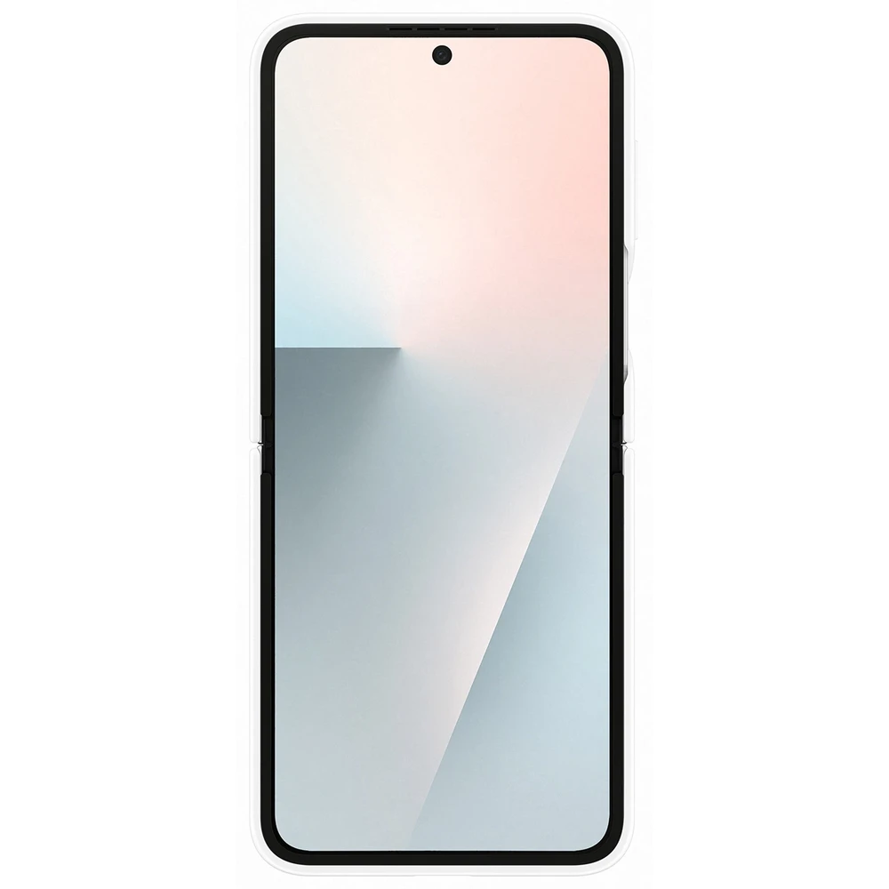 PF741TWEGWW Silikoninis dėklas Samsung Galaxy Flip7 FE, Baltas