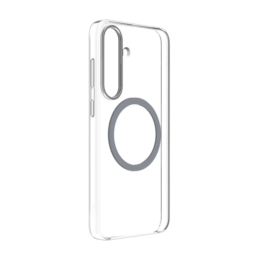 Dėklas Spigen „Samsung Galaxy S25“ skaidrus magnetinis dangtelis, skaidrus