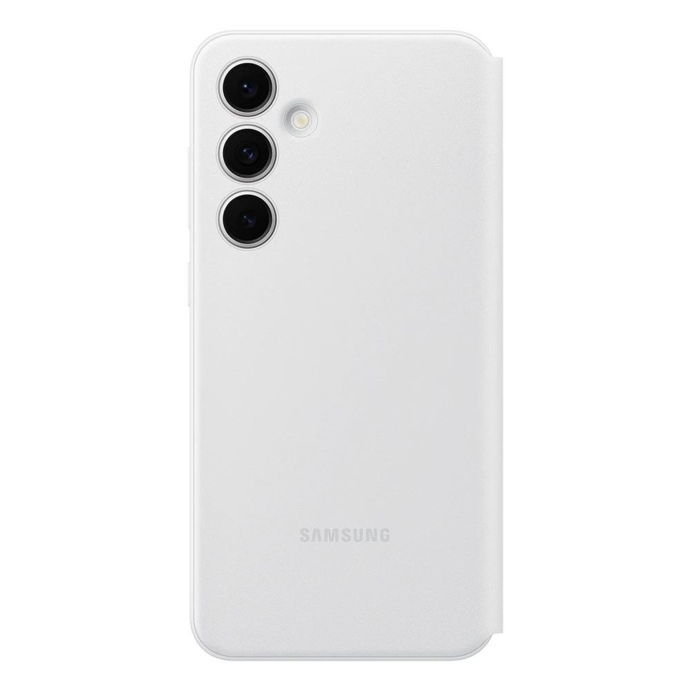 112803 EF-ZS721CWE Samsung Smart View dėklas Galaxy S24 FE baltos spalvos