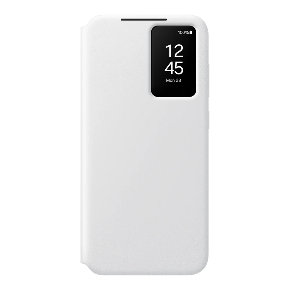 112803 EF-ZS721CWE Samsung Smart View dėklas Galaxy S24 FE baltos spalvos