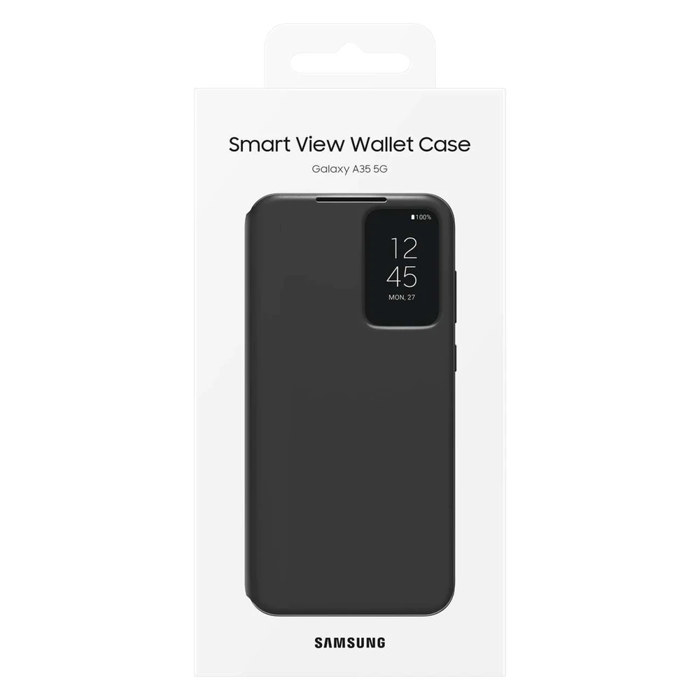 Dėklas EF-ZA356CBEGWW Smart View Wallet Case for Samsung Galaxy A35 Juodas (Juodas)