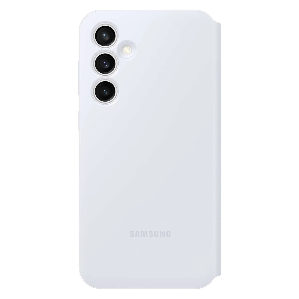 ZS711CWE Smart View piniginės dėklas Samsung Galaxy S23 FE, Baltas