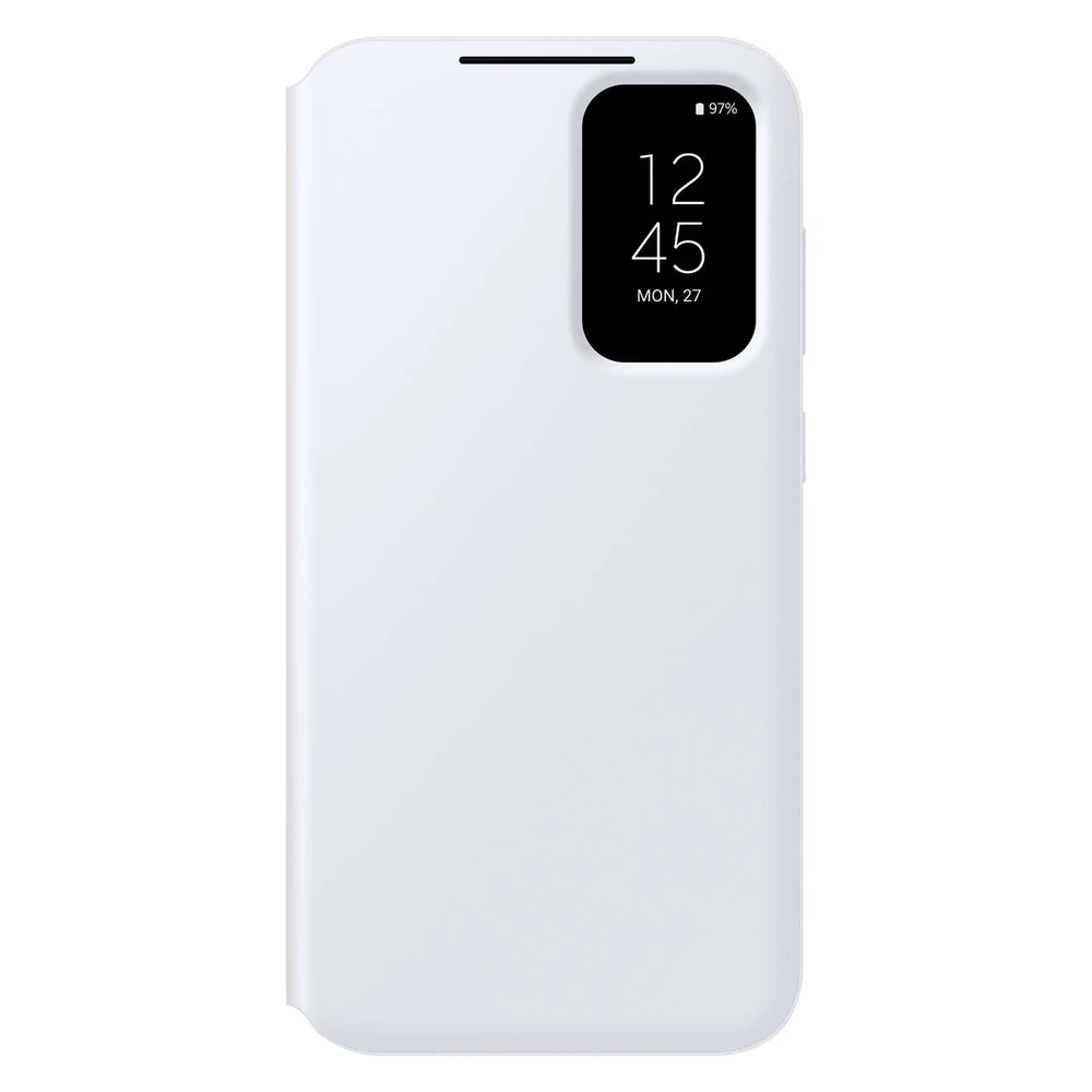 ZS711CWE Smart View piniginės dėklas Samsung Galaxy S23 FE, Baltas