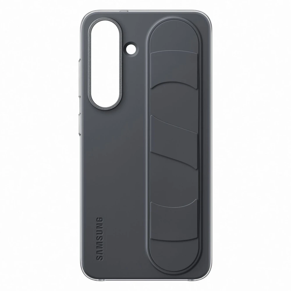 Dėklas Samsung Galaxy S25 Standing Grip Cover Juodas