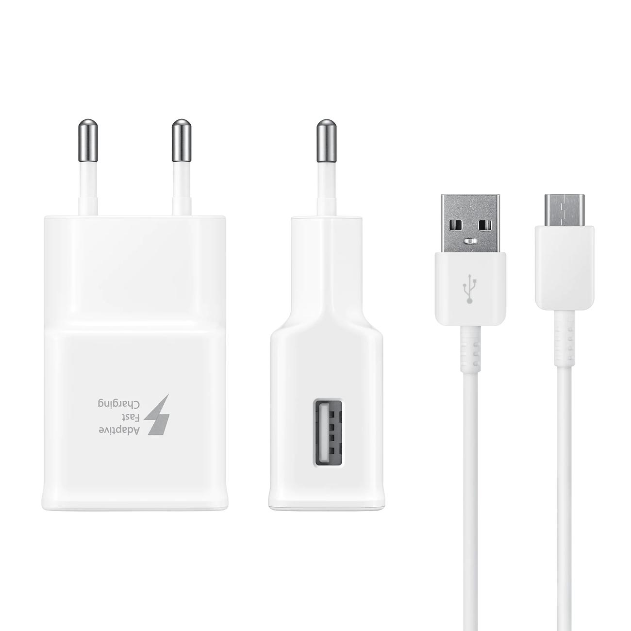 Samsung Kelioninis adapteris EP-TA20E (baltas) su USB-C laidu