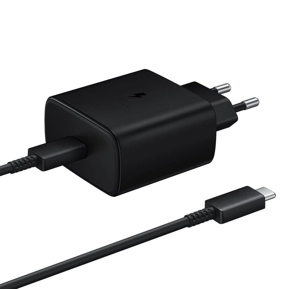 Samsung TA845XBE Travel Greitas įkroviklis Type-C į Type-C, 45W, 1m (Juodas)
