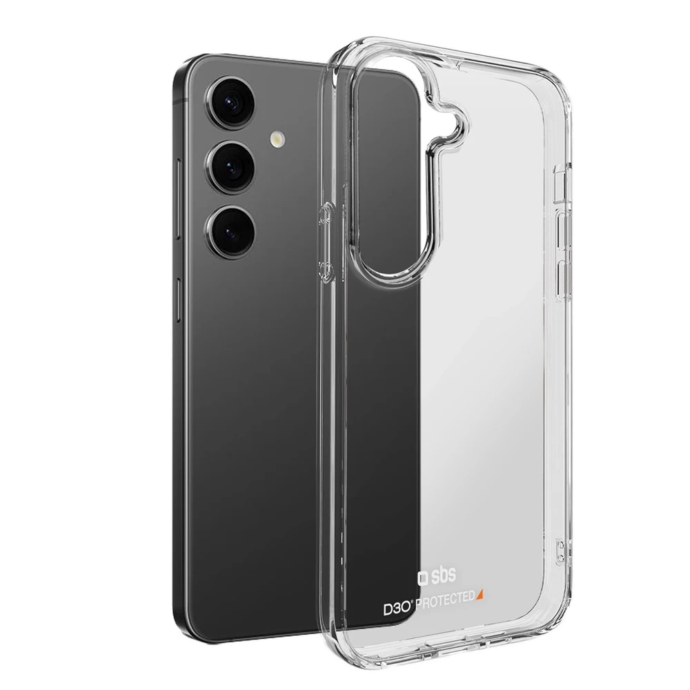SBS D3O dėklas, skirtas Samsung Galaxy S24 – skaidrus