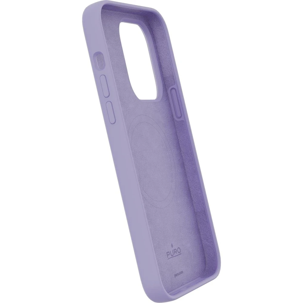 SBS Puro Icon Mag MagSafe Silikoninis dėklas Apple iPhone 14 Pro - Lavender