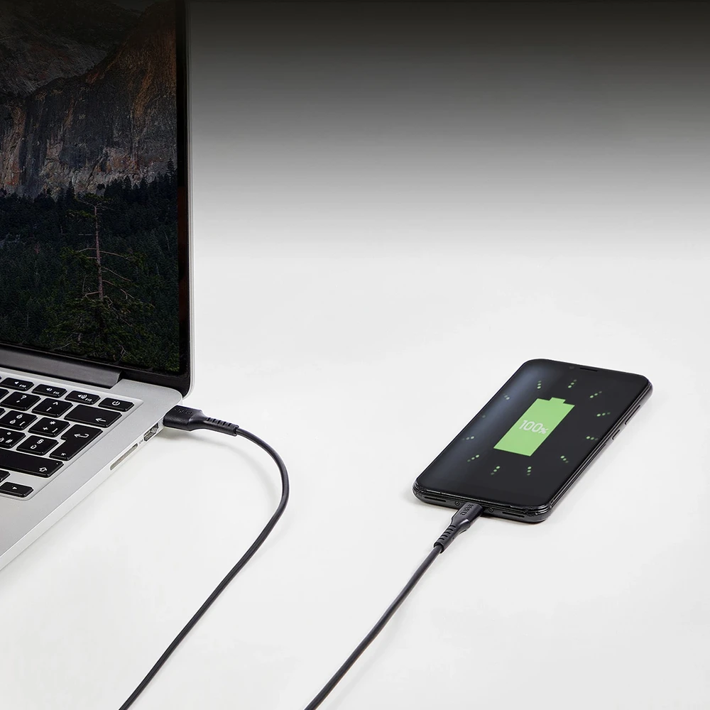 MicroUSB Įkrovimo 2m Laidas SBS Juodas