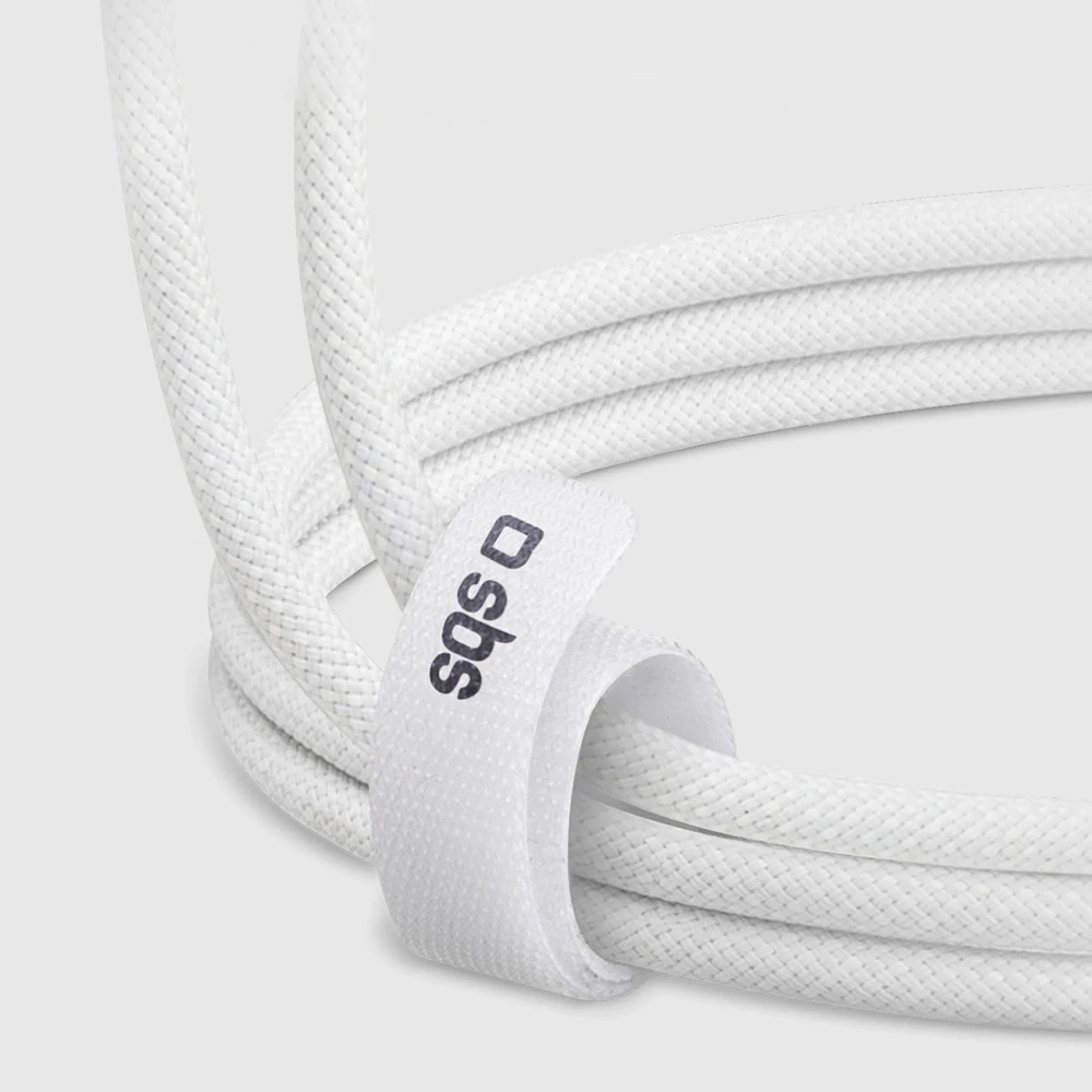 SBS TECABLETISSUETCCG USB-C – USB-C 1.5m 60W pintas kabelis – pilkos spalvos