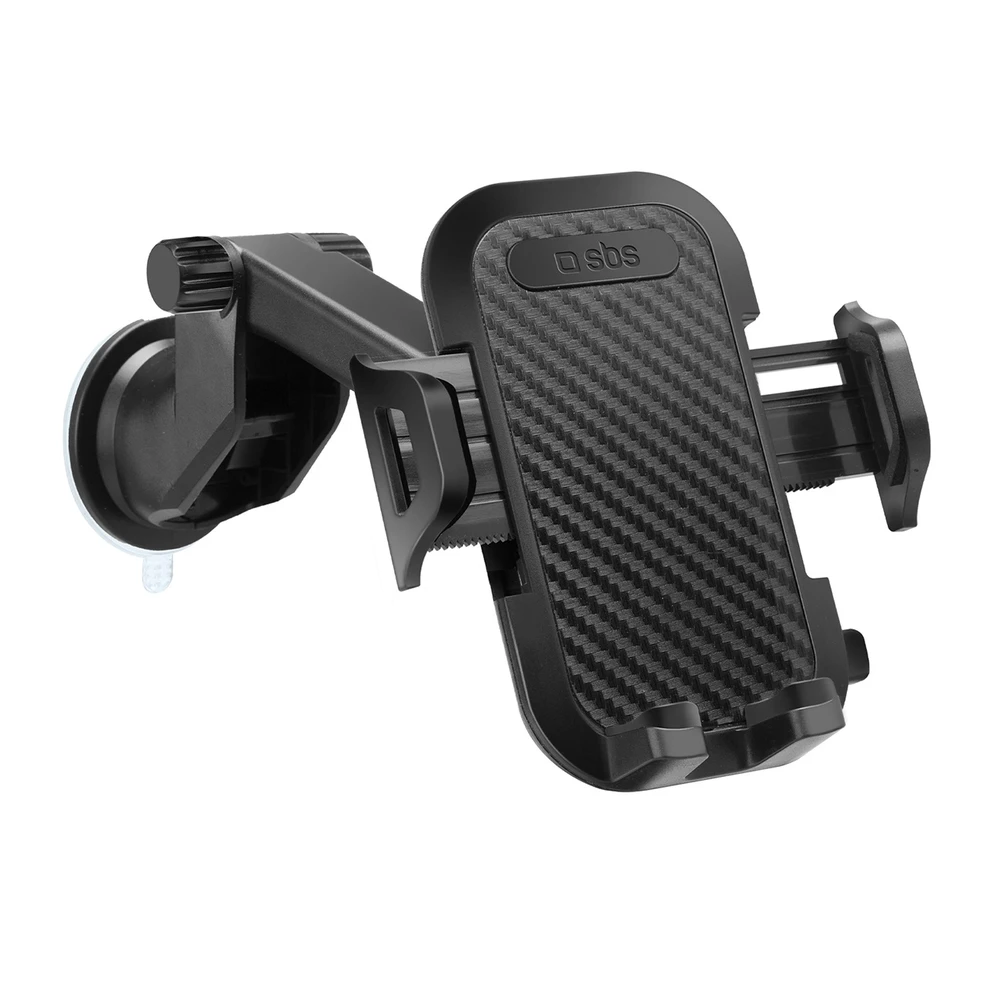 SBS Teleskopinis automobilinis laikiklis with suction cup juodos spalvos