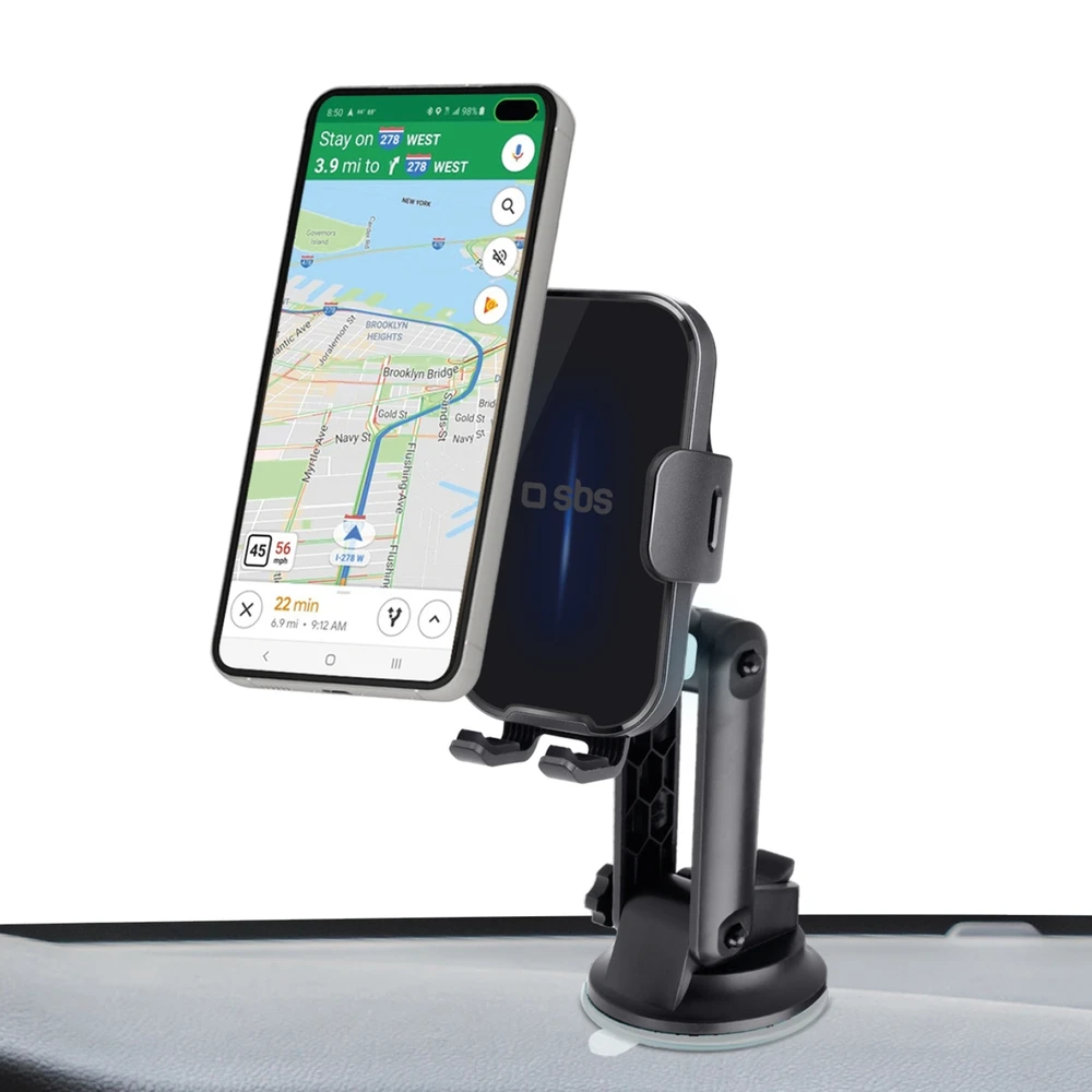 SBS TESUPEXTWIR15W 15W Wireless Charger Holder - Juodas