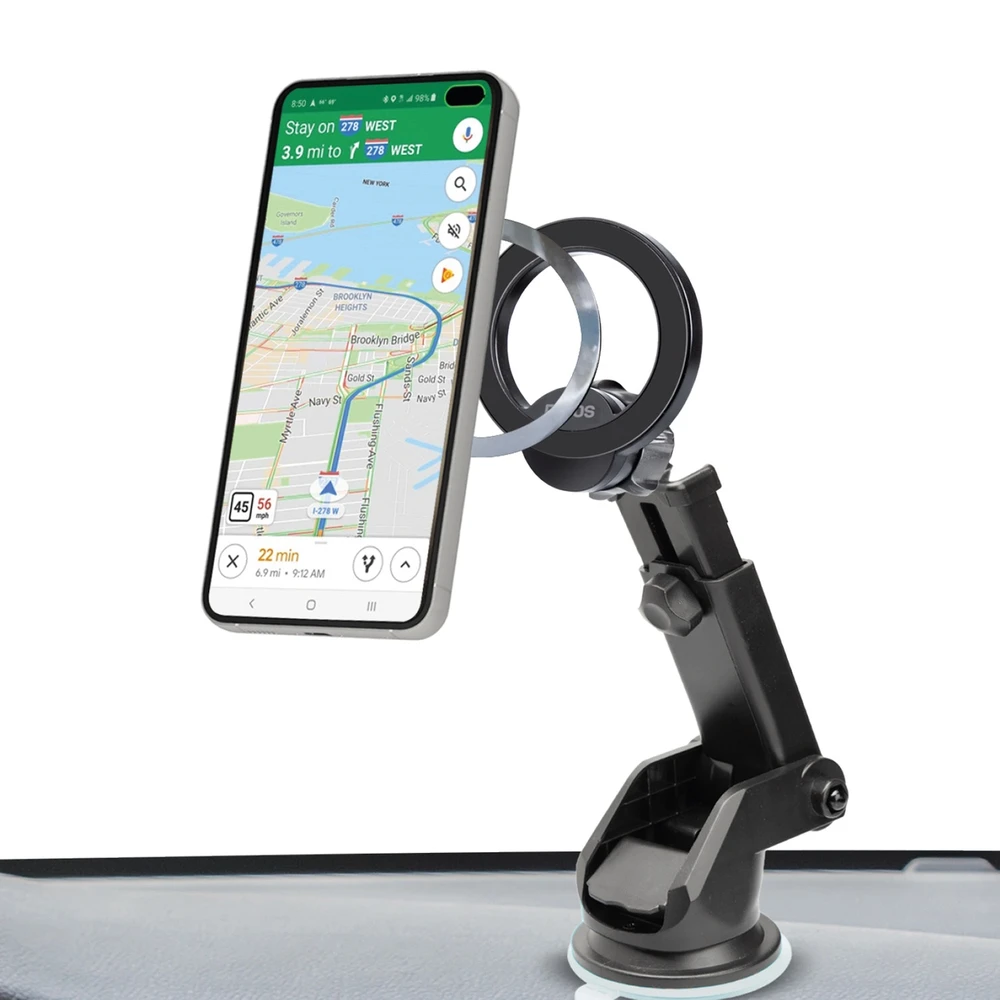 SBS TESUPMAGRINGEXT Išmanusis telefonas Holder for Dashboard and Windshield, MagSafe Compatible – Juodas