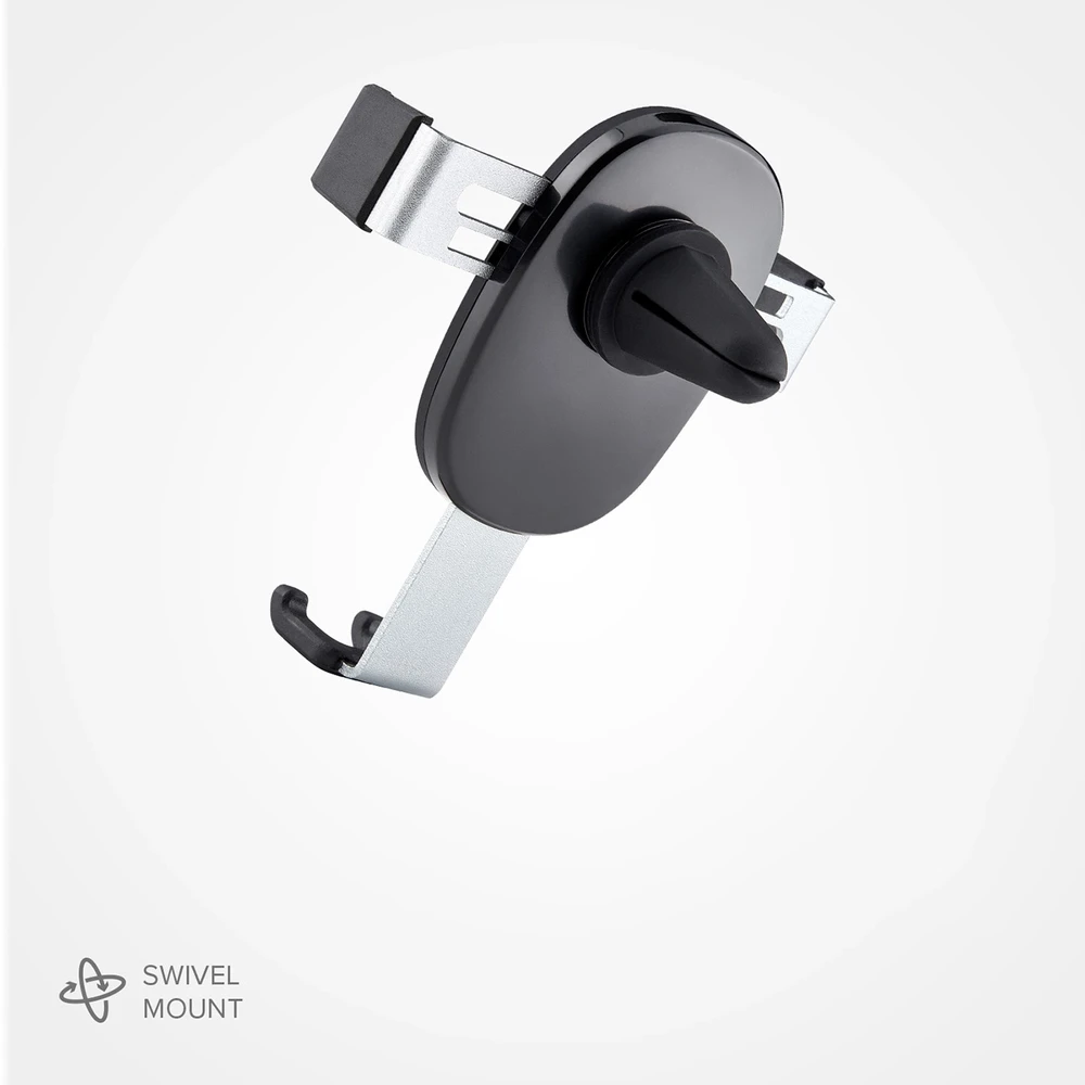 SBS TESUPPCLIPGRAVK telefono laikiklis for air vent, gravity – juodos spalvos