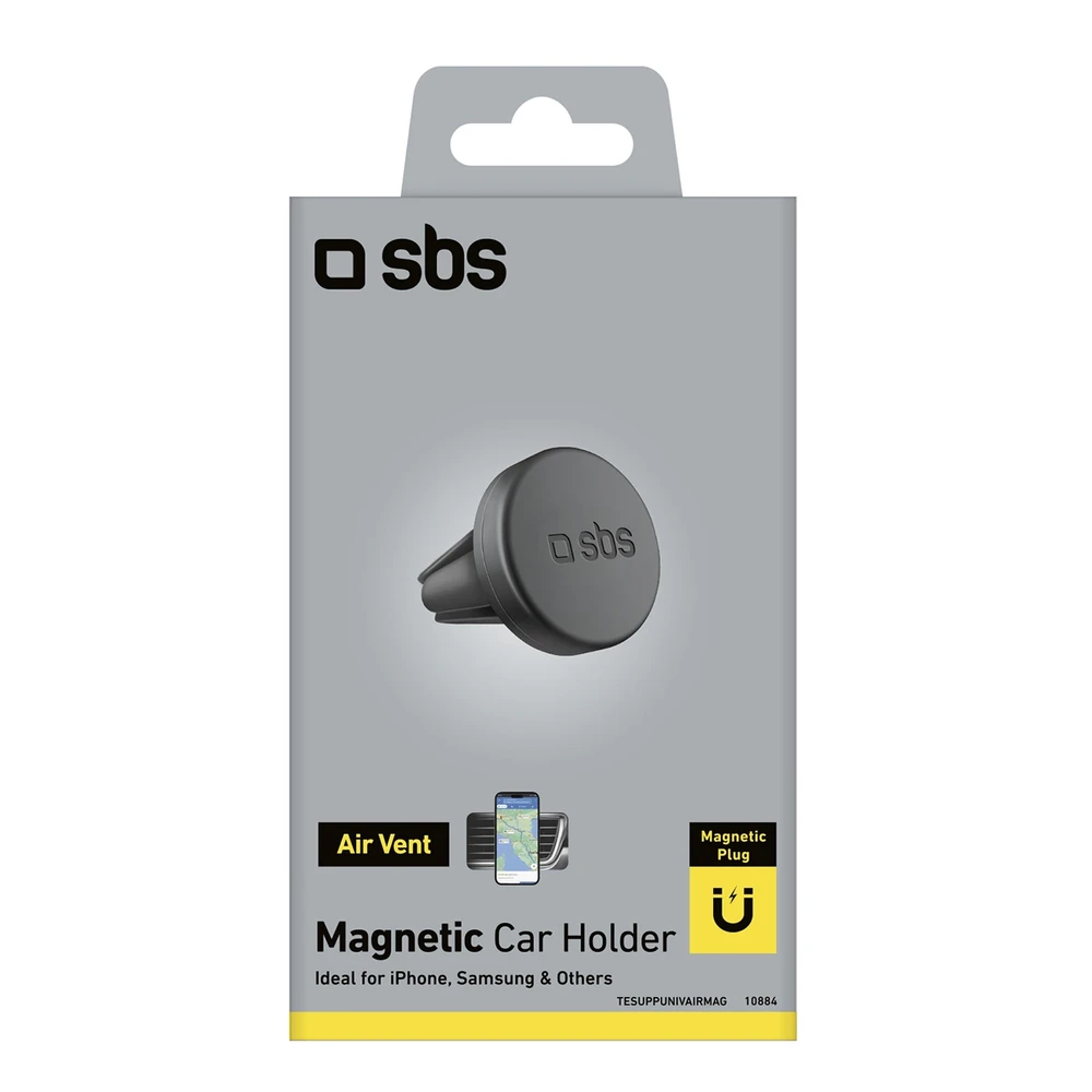 SBS Universalus magnetinis automobilinis laikiklis juodos spalvos