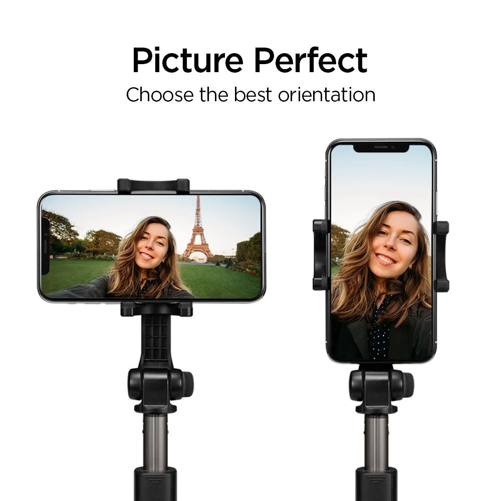 Spigen Selfiestick Tripod S540W juodos spalvos Bluetooth 000SS24111