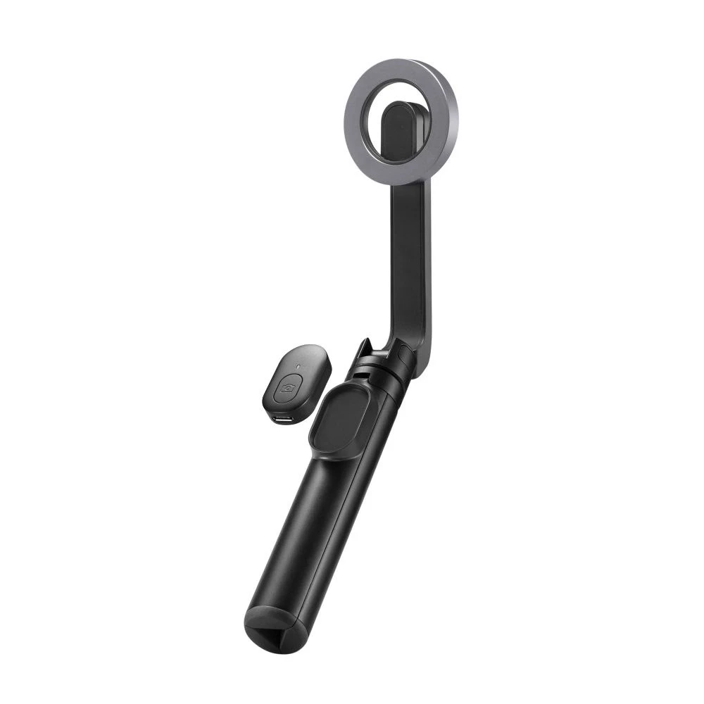 Spigen S570W MagSafe Bluetooth Selfie Stick Tripod – Išmanusis telefonas stand / selfie stick holder Juodas
