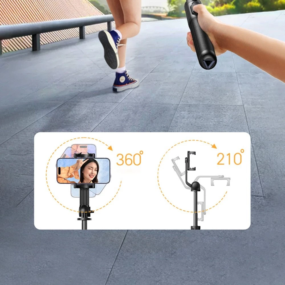 Selfie stick trikojis su Bluetooth nuotolinio valdymo pulteliu UGREEN 15062