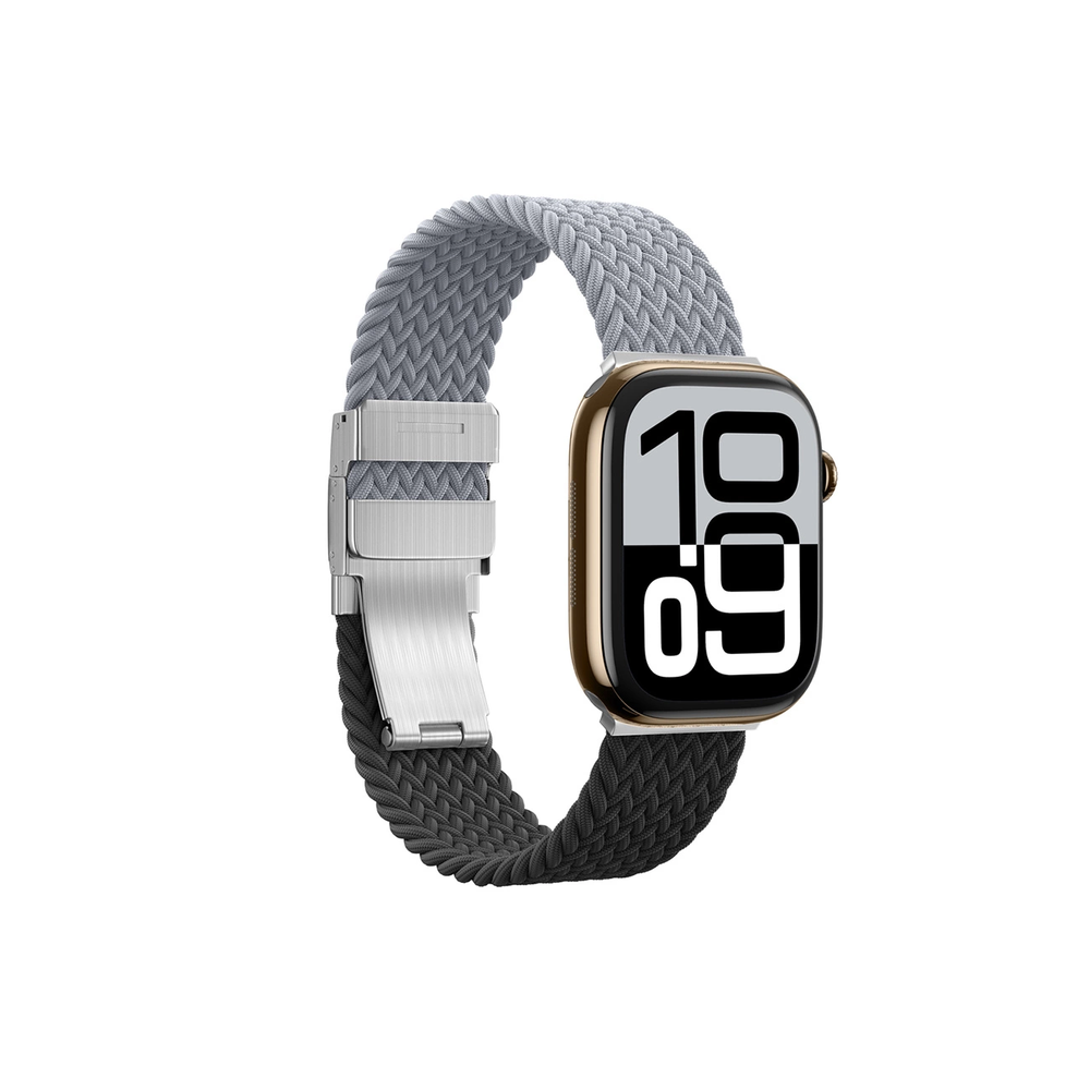 Set of 2 AmazingThing Blend Band for Watch 45/46/49mm – Pilkas-Juodas/Pilkas