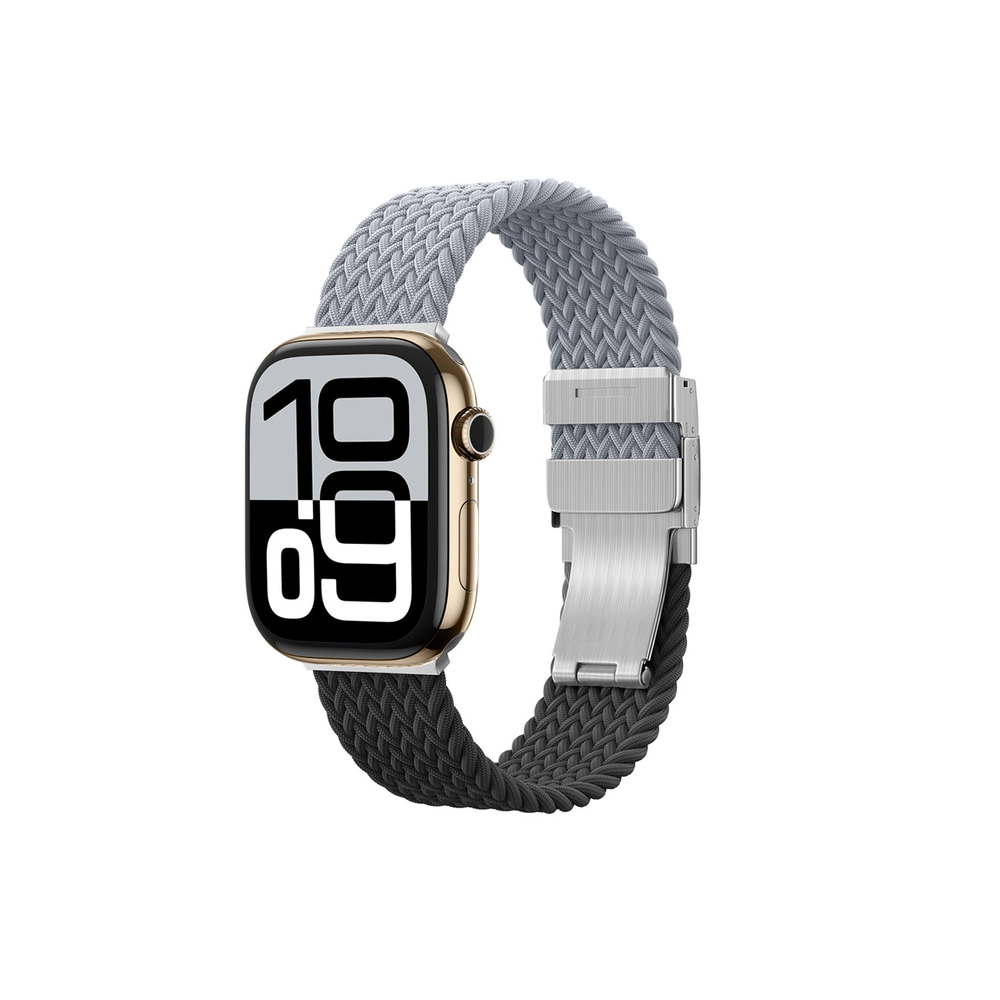 Set of 2 AmazingThing Blend Band for Watch 45/46/49mm – Pilkas-Juodas/Pilkas