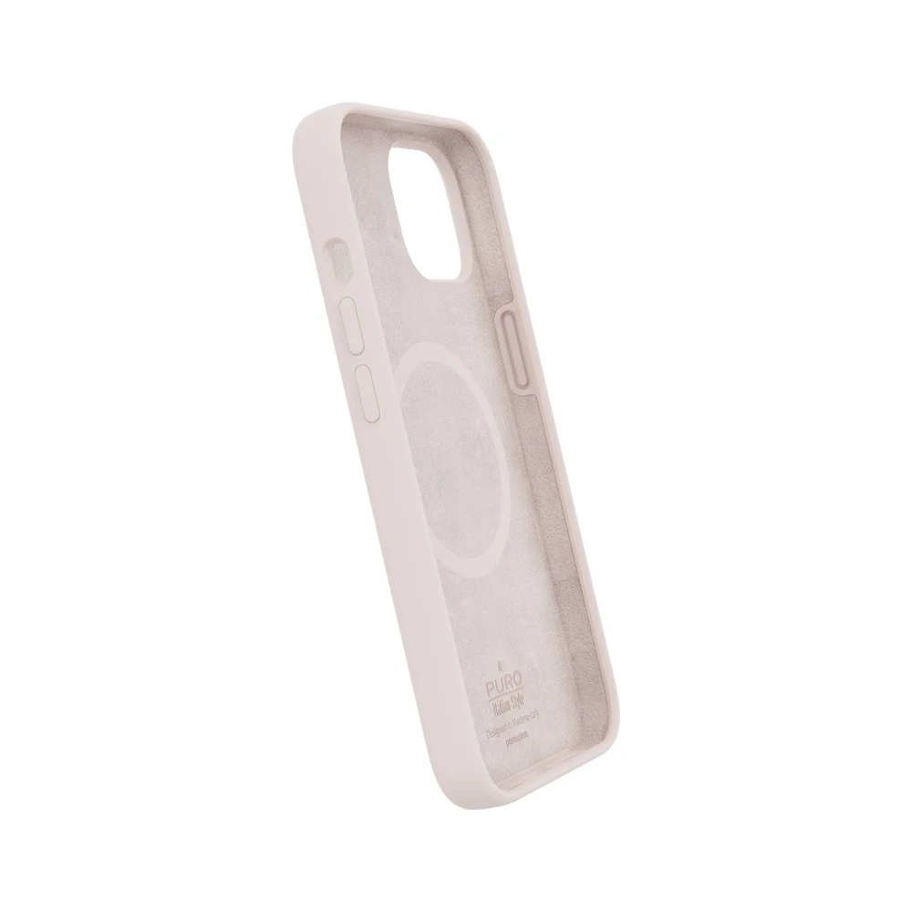 PURO ICON MAG MagSafe dėklas skirtas Apple iPhone 14/13, rožinis