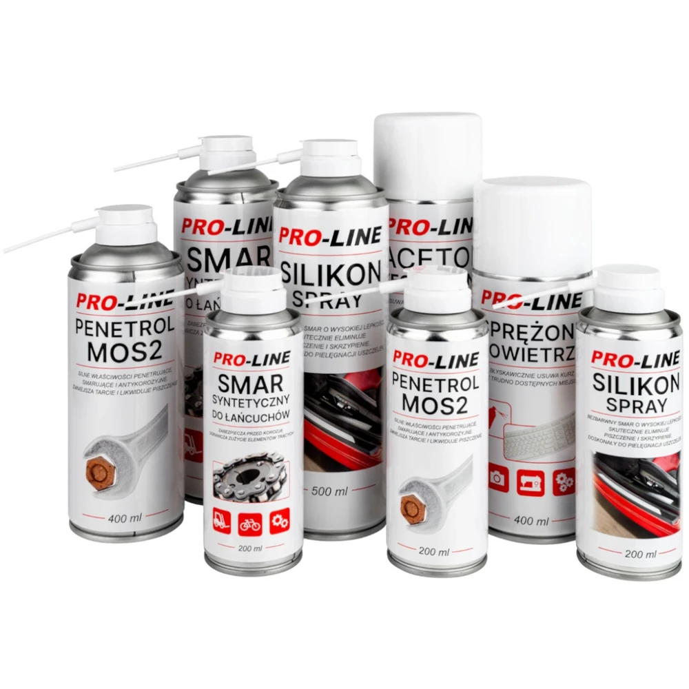 Silikoninis purškiamas tepalas sandariklių priežiūrai PRO-LINE 500ml