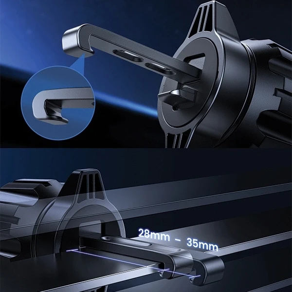 SODI rotacinis laikiklis indukcinis C50 juodos spalvos 15W MagSafe
