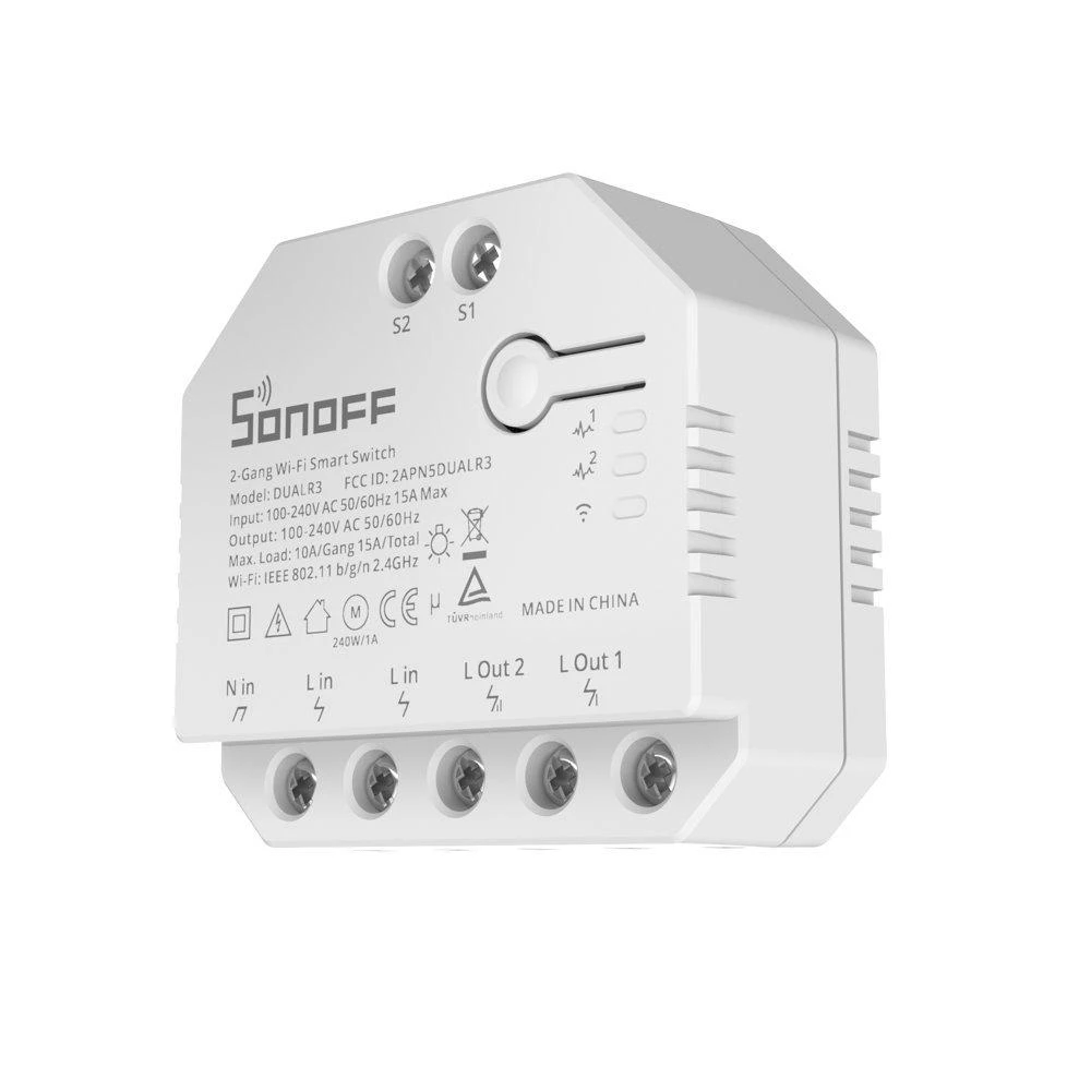 Išmanusis jungiklis WiFi Sonoff Dual R3