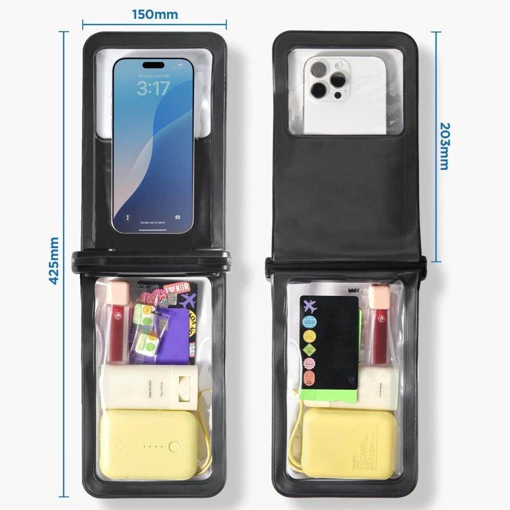 „Spigen Aqua Shield“ vandeniui atsparus dėklas A603, 1 vnt., juodas