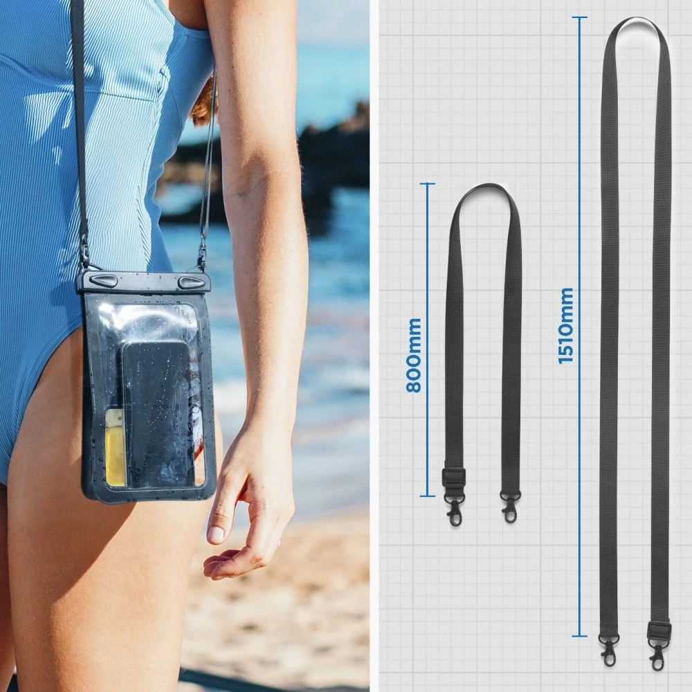 „Spigen Aqua Shield“ vandeniui atsparus dėklas A603, 1 vnt., juodas