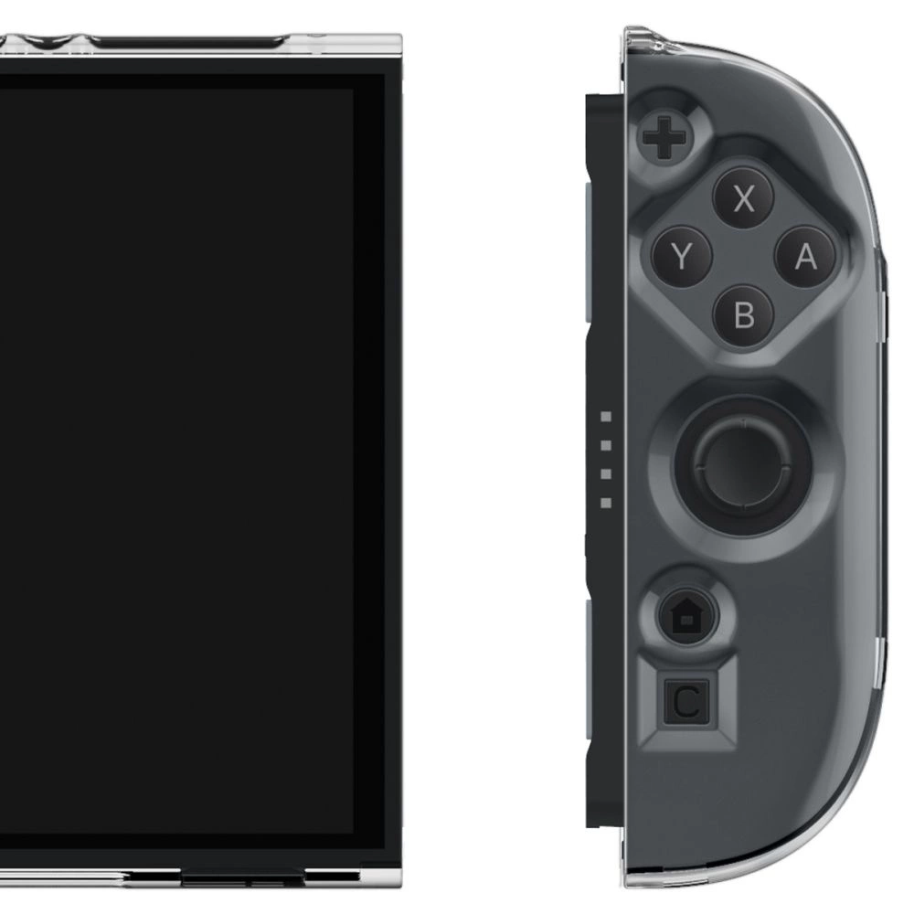 Spigen Air Fit dėklas, skirtas Nintendo Switch 2 – skaidrus