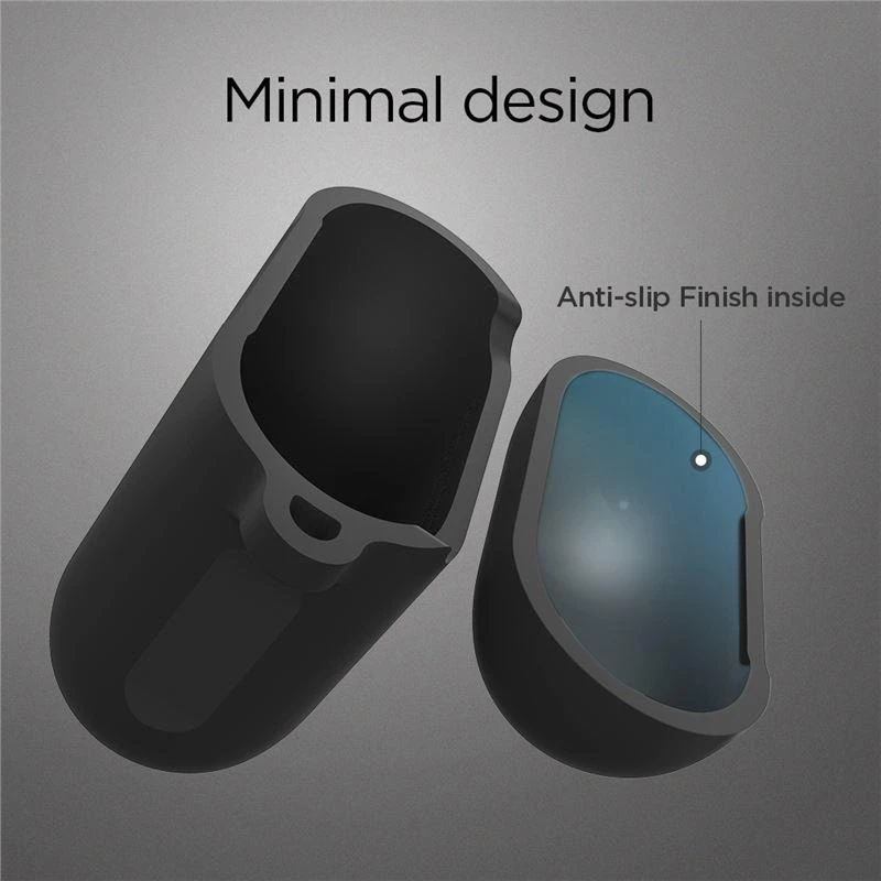 Spigen silikoninis dėklas, juodos spalvos – AirPods 1/2019