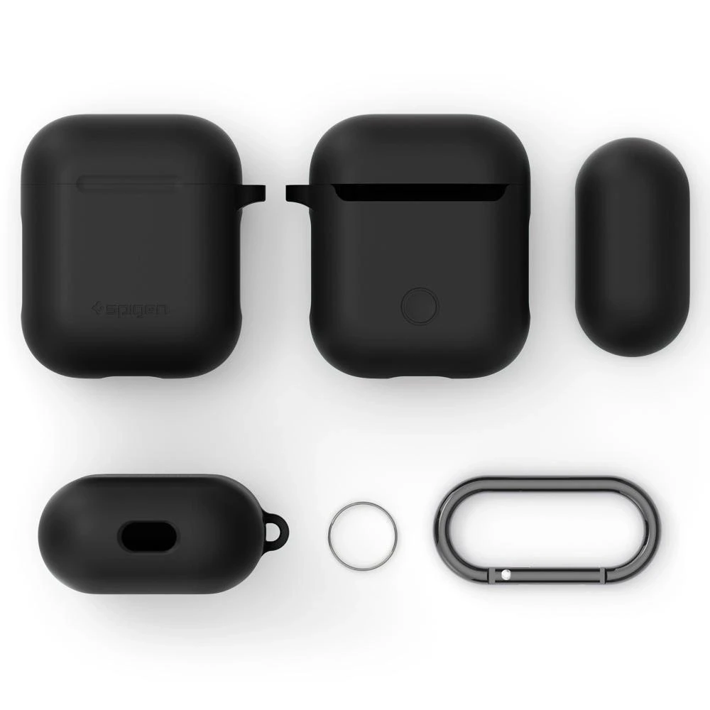 Spigen silikoninis dėklas, juodos spalvos – AirPods 1/2019