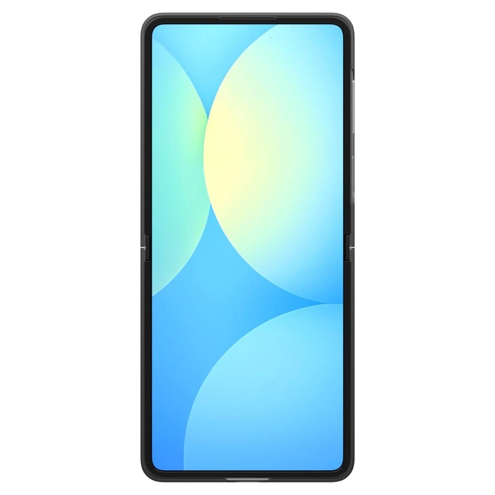 Juodas (Aramid) dėklas Samsung Galaxy Z Flip 7 telefonui „Spigen Airskin”